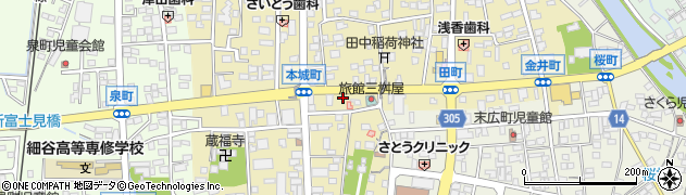 茨城県筑西市甲11周辺の地図