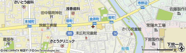 茨城県筑西市甲921周辺の地図