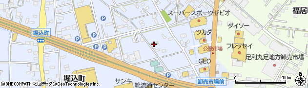 栃木県足利市堀込町120周辺の地図