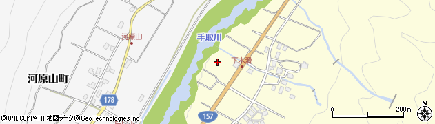 石川県白山市木滑（中）周辺の地図