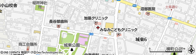 きりん薬局小山城東店周辺の地図