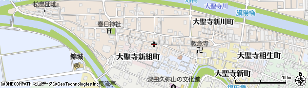 石川県加賀市大聖寺上福田町ホ周辺の地図