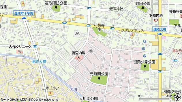 〒372-0818 群馬県伊勢崎市連取元町の地図