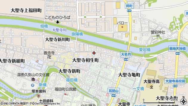 〒922-0021 石川県加賀市大聖寺新栄町の地図