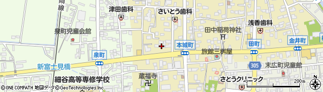 茨城県筑西市甲199周辺の地図