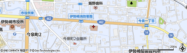 伊勢崎市救急病院等案内テレフォンサービス周辺の地図
