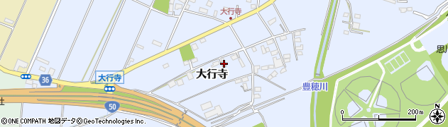 栃木県小山市大行寺625周辺の地図