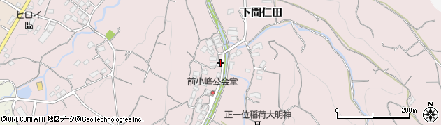 群馬県安中市下間仁田540周辺の地図