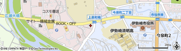 松屋 伊勢崎上泉町店周辺の地図