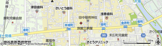 茨城県筑西市甲266周辺の地図