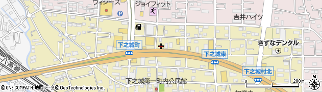 松屋 高崎下之城店周辺の地図
