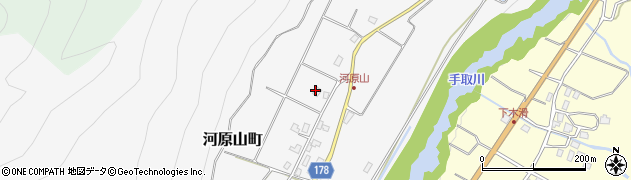 石川県白山市河原山町（ハ）周辺の地図