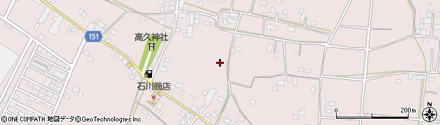 茨城県桜川市高久周辺の地図