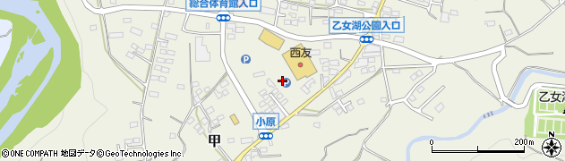 西友小諸小原店駐車場周辺の地図
