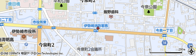 明治安田生命保険相互会社伊勢崎営業所周辺の地図