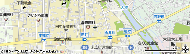 茨城県筑西市甲826周辺の地図