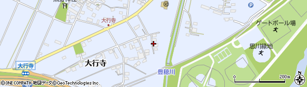栃木県小山市大行寺325周辺の地図
