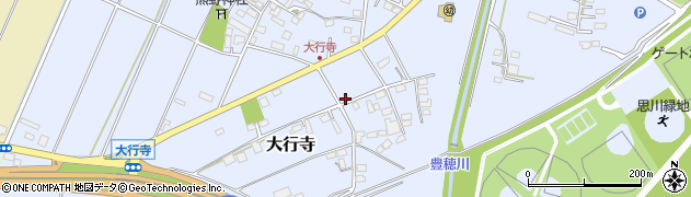 栃木県小山市大行寺342周辺の地図