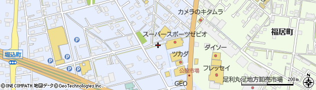 栃木県足利市堀込町2487周辺の地図