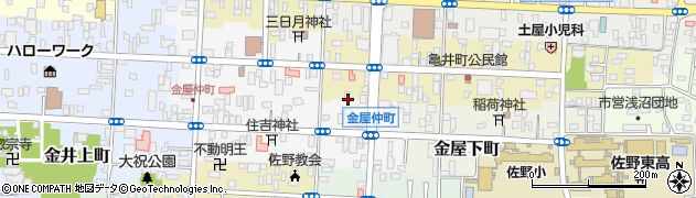 栃木県佐野市亀井町2480周辺の地図