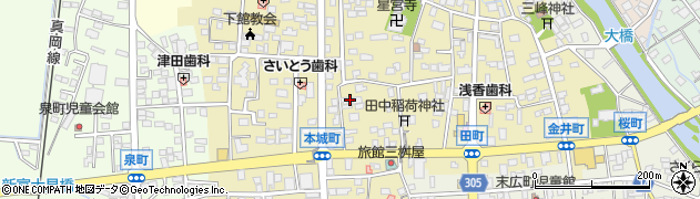 茨城県筑西市甲272周辺の地図