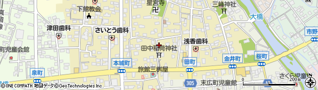 茨城県筑西市甲846周辺の地図