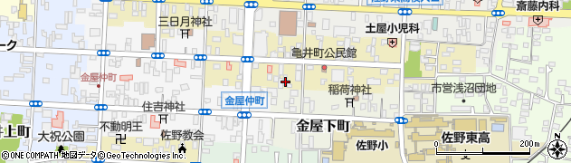 栃木県佐野市亀井町2619周辺の地図