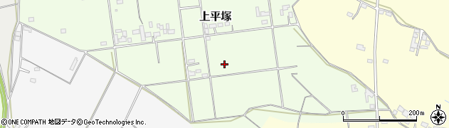 茨城県筑西市上平塚518周辺の地図