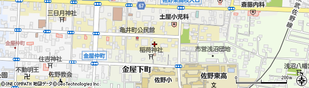 栃木県佐野市亀井町2629周辺の地図