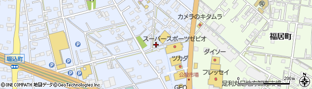 栃木県足利市堀込町2494周辺の地図