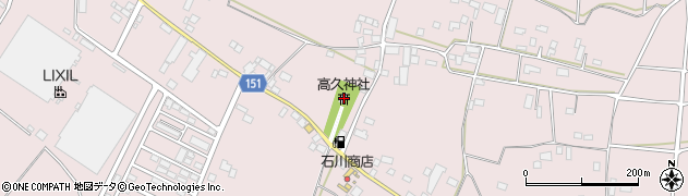 高久神社周辺の地図