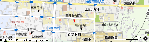 栃木県佐野市亀井町2623周辺の地図