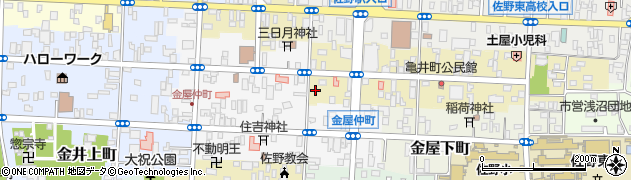栃木県佐野市亀井町2604周辺の地図