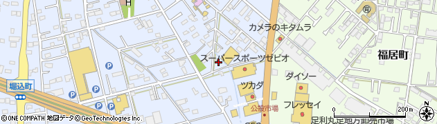 栃木県足利市堀込町2496周辺の地図
