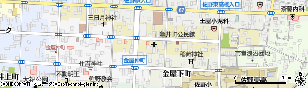 栃木県佐野市亀井町2618周辺の地図