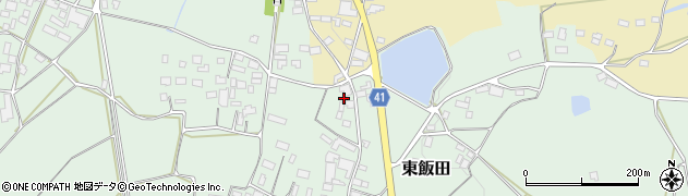 茨城県桜川市東飯田555周辺の地図
