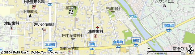 茨城県筑西市甲791周辺の地図