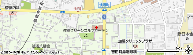 佐野郵便局配達周辺の地図