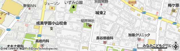 泉崎公民館周辺の地図