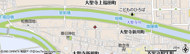 石川県加賀市大聖寺上福田町（ニ）周辺の地図