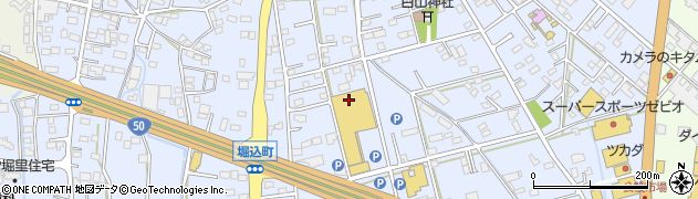 栃木県足利市堀込町266周辺の地図