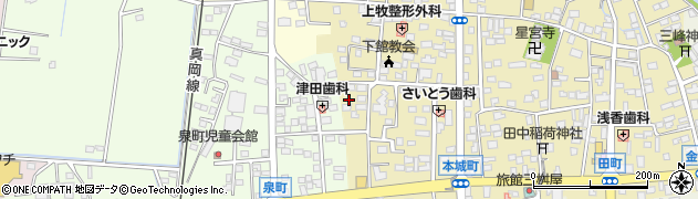 茨城県筑西市甲217周辺の地図