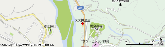 スズ井酒店周辺の地図