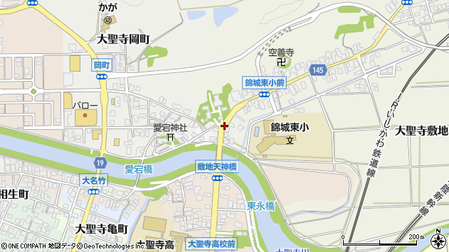 〒922-0007 石川県加賀市大聖寺天神下町の地図