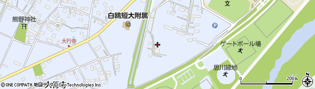 栃木県小山市大行寺1192周辺の地図