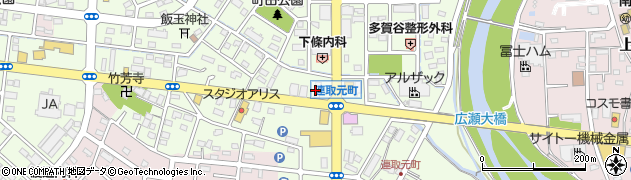 クリーニング・ホシノ　伊勢崎工場店周辺の地図