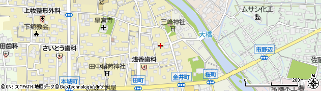 茨城県筑西市甲889周辺の地図