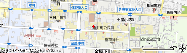 栃木県佐野市亀井町2654周辺の地図