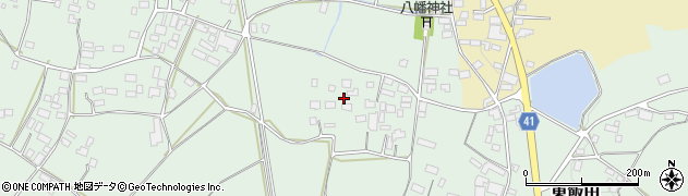 茨城県桜川市東飯田536周辺の地図