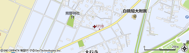 栃木県小山市大行寺283周辺の地図